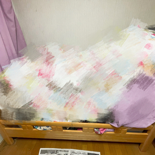 2段ベッドの下の段のみ 中古です 無料