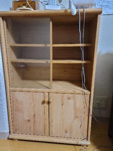 美品カントリー系　食器棚