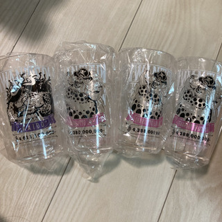 ワンピース　クリアタンブラー　4個で200円