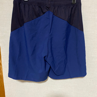 asics ハーフパンツ　新品タグ付き　ブルーの画像