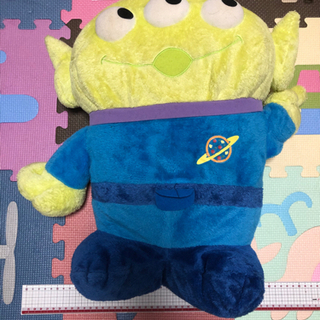 ディズニー　エイリアン　指差し　ふわふわぬいぐるみ