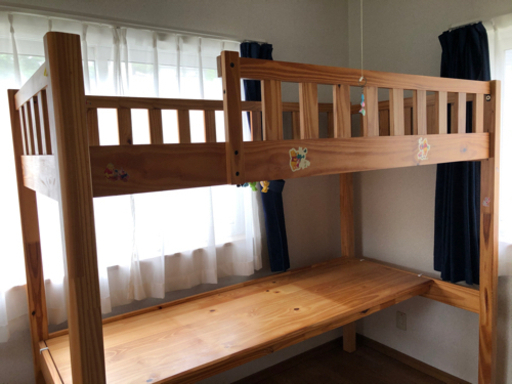 学習机＋ロフトベッドのセット