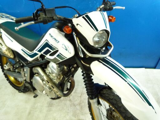 YAMAHA セロー250-2 白/緑 決算大売り出し価格 諸経費０円 始動確認済み 自賠責加入で乗れます 即納車有り 激安 横浜 都筑 P-Yard