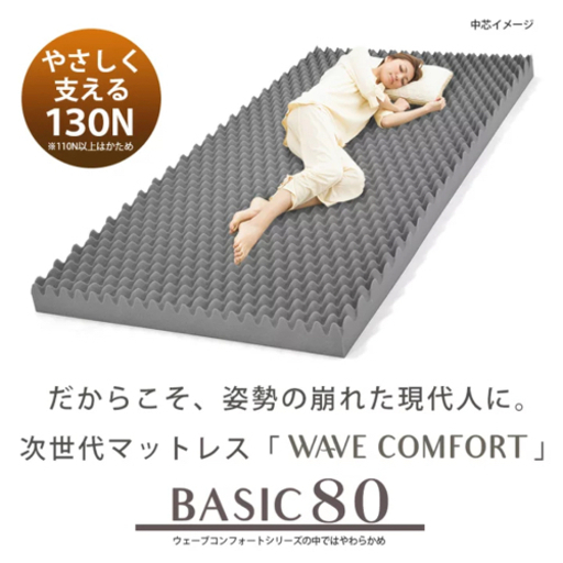 西川 敷布団 マットレス ダブル ウェーブコンフォート ベーシック