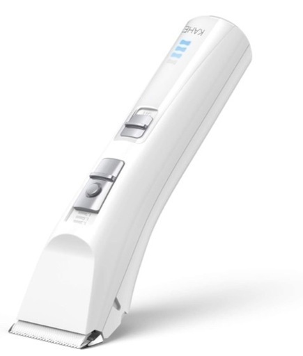 新品★ 電動バリカン 4段階調節可能 充電式・交流式両用 最大４時間連続使用可能 バリカン ヘアカット 1mm-12mm対応 刈り高さアタッチメント付き 100V~240V電源アダプター付き 散髪・子供・家庭用 プロ仕様 ホワイト