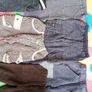 子供服 男の子80サイズ長ズボンセット6点の画像