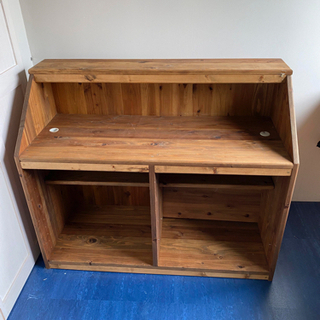 【0円】木製　カウンターテーブルの画像