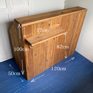 【0円】木製　カウンターテーブルの画像