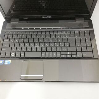 Windows10 中古美品 15.6型ワイド FRONTIER FRNP 510 ノートパソコン Core i5 4GB 320GB DVDRW 無線 WiFi Office 即使用可の画像