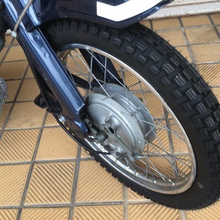 ホンダ　スーパーカブカスタム90  ブロックタイヤ前後新品　バッテリー　オイル交換　保険付きの画像