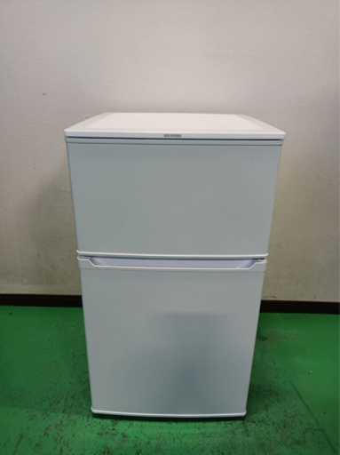 全品半額SALE‼️ アイリスオーヤマ/2018年製/ノンフロン冷凍冷蔵庫/90L/2ドア/IRR-A09TW-W/配送可能/8000円→4000円✨/0822e3