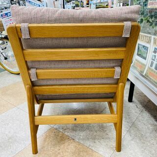 🌴HIDA(飛騨家具) 1Pソファ 定価￥103,680 ホワイトオーク材使用