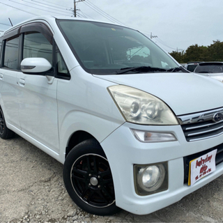 【支払い総額7.8万円】車検令和4年4月 ステラカスタム 社外アルミ 社外オーディオ ETC 修復歴無し CVT キーレス 乗って帰れる！の画像