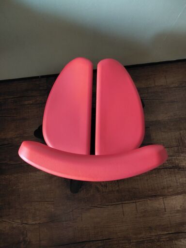 アーユルチェア オクトパス レッド キャスタータイプ