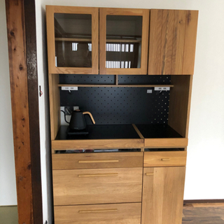 食器棚　キッチンボード　値下げ交渉可！ 値引き交渉可】島忠 食器棚 キッチンボード