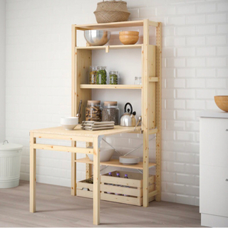 IKEA イケア　イーヴァル収納棚　折りたたみ式テーブル　定価2...