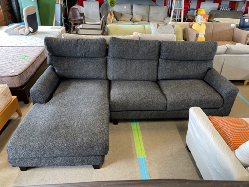 カウチソファー　大型　幅247 奥行163 高さ95