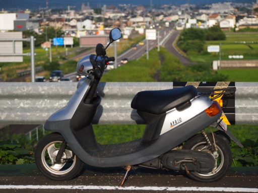 お買い上げいただきました。ありがとうございます。整備済みアプリオ　タイヤ前後新品　絶好調　綺麗　走りの2st ウーバーイーツ、配達、通学、通勤などに原付スクーターはいかがでしょうか？