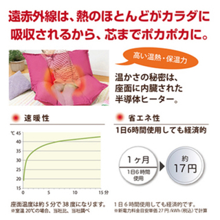 ツカモトエイム　ポルト ほっとソファ ふわりら・AIM-116 定価24800円　中古の画像