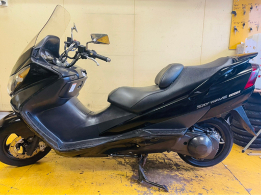 SUZUKI　CJ43A　スカイウェイブ　ビックスクーター