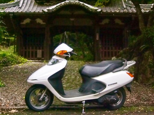好調スペイシー100整備済み前後タイヤ新品原付2種通勤通学ウーバーイーツなどに