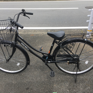 自転車 26型 パティオボックスSE ブラック