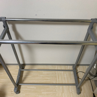 ☆ 縦横に伸縮できる室内干しハンガーラック　