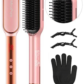【新品未使用】ストレートブラシ ヘアアイロン 14段階温度調節 ...