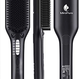 【新品未使用】ストレートブラシ ヘアアイロン ダブルマイナスイオ...