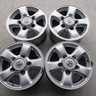 【即決送料込】トヨタ ランドクルーザー ランクル 100系 純正 ホイール 16インチ 8J+60 5穴 PCD150 ハブ径110mm