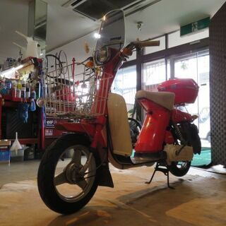 □ YAMAHA PASSOL 2E9 ヤマハ パッソル 50cc レッド 実動! 原付 原チャリ スクーター バイク 札幌発の画像