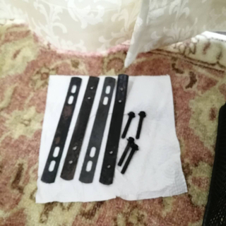 自転車や原付の後ろ用のカゴ 黒の画像