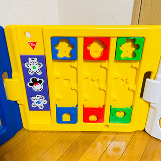 日本育児　ミュージカルキッズランド　ベビーサークル の画像