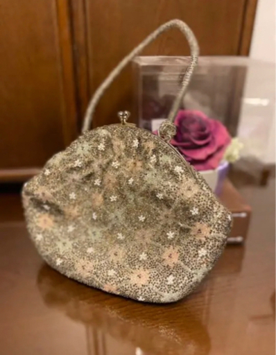 ヴィンテージ ビーズバッグ