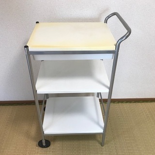 【近日掲載終了】IKEA キッチンワゴン 白 ホワイト イケア