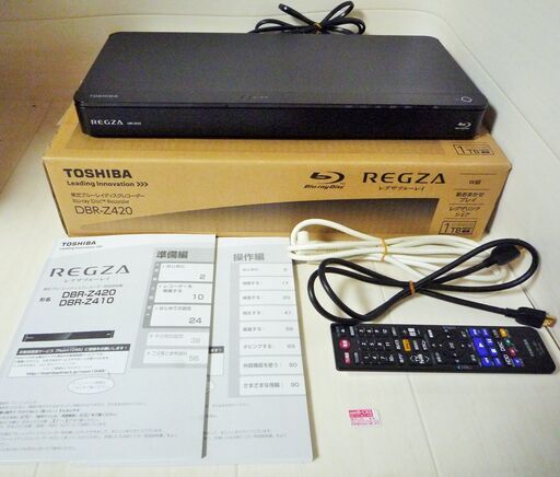 ☆東芝 TOSHIBA DBR-Z420 1TB レグザブルーレイ BD\u0026HDDレコーダー◆2番組同時録画