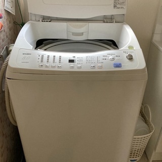 三菱製全自動洗濯機　MAW-HV8YP　インバータ式で静かですの画像