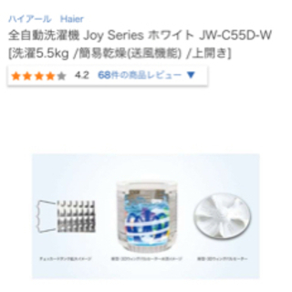 【洗濯機】ハイアール　備品