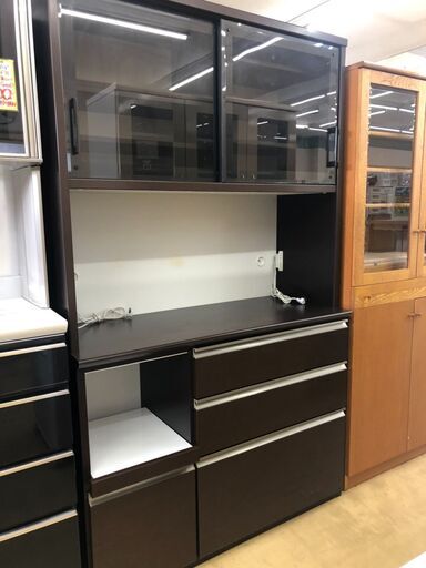 ✨松田家具✨ 二面 レンジボード 食器棚