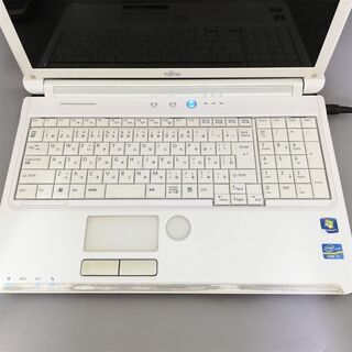Windows10 中古良品 15型ワイド 富士通 AH54/D ノートパソコン Core i3 4GB 500GB DVDRW 無線 webカメラ Office 即使用可の画像