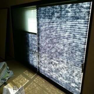 カーテン（プリーツスクリーン)あげますの画像