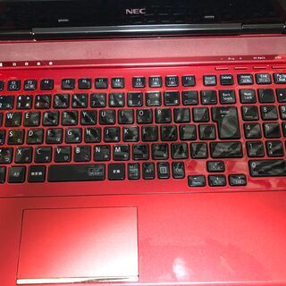 彡 Aランク美麗品・NEC・Webｶﾒﾗ内蔵・i7第四/新品SSD240GB/クリスタルレッドWin10 64bit/Office2019付/15.6ｲﾝﾁ/メモリ８GＢ/無線/DVD・ＣＤ再生ソフト付　No.2108016の画像