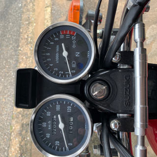 石川県　スズキ　GN125H 商談中の画像
