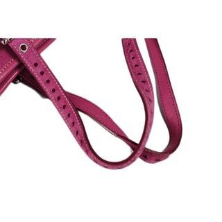 COACH コーチ ハンドバッグ ピンク スウェード レザーの画像