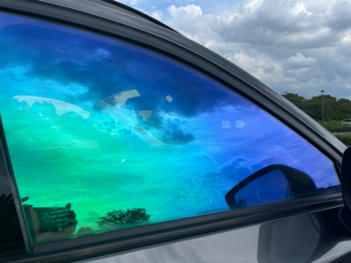 9月中までの限定価格ファニーゴースト　ブラック数種類　車検OK カーフィルム