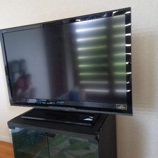 【終了】シャープAQUOSテレビ　32インチ　テレビ台付