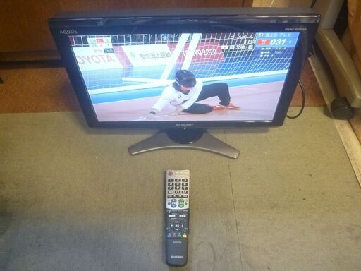 ★SHARP AQUOS 20V型 液晶 テレビ LC-20E7 地デジ/BS/CS HDMI リモコン付 動作品