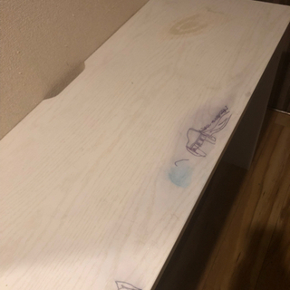 (差し上げます)白いデスクの画像