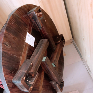 ちゃぶ台 丸 昭和 レトロの画像