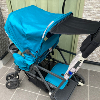 カブースウルトラライトグラファイト 二人乗りベビーカー